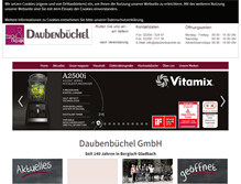 Tablet Screenshot of daubenbuechel.de